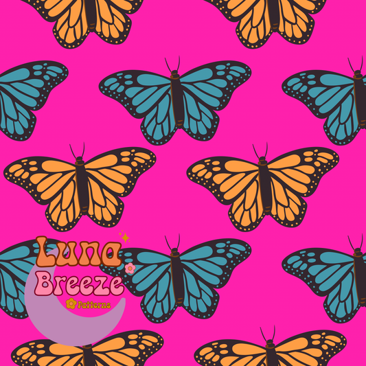 Retro butterflies