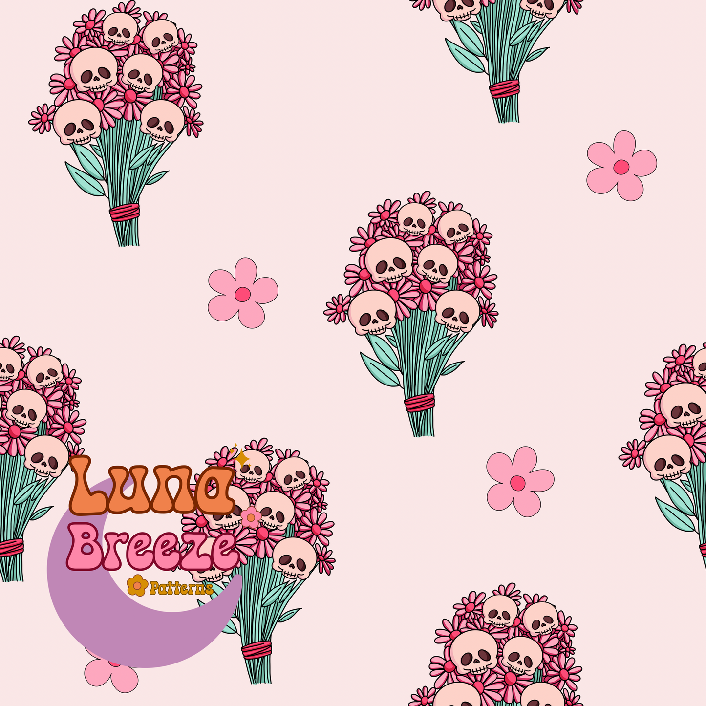 Skull bouquet