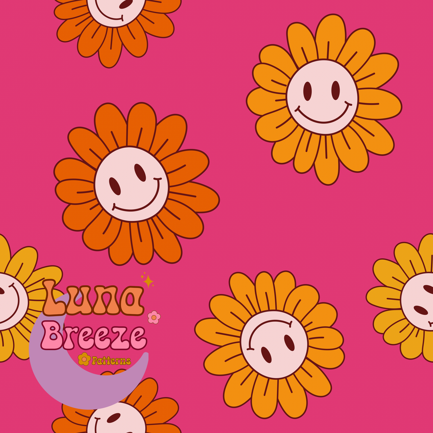 Smiley floral