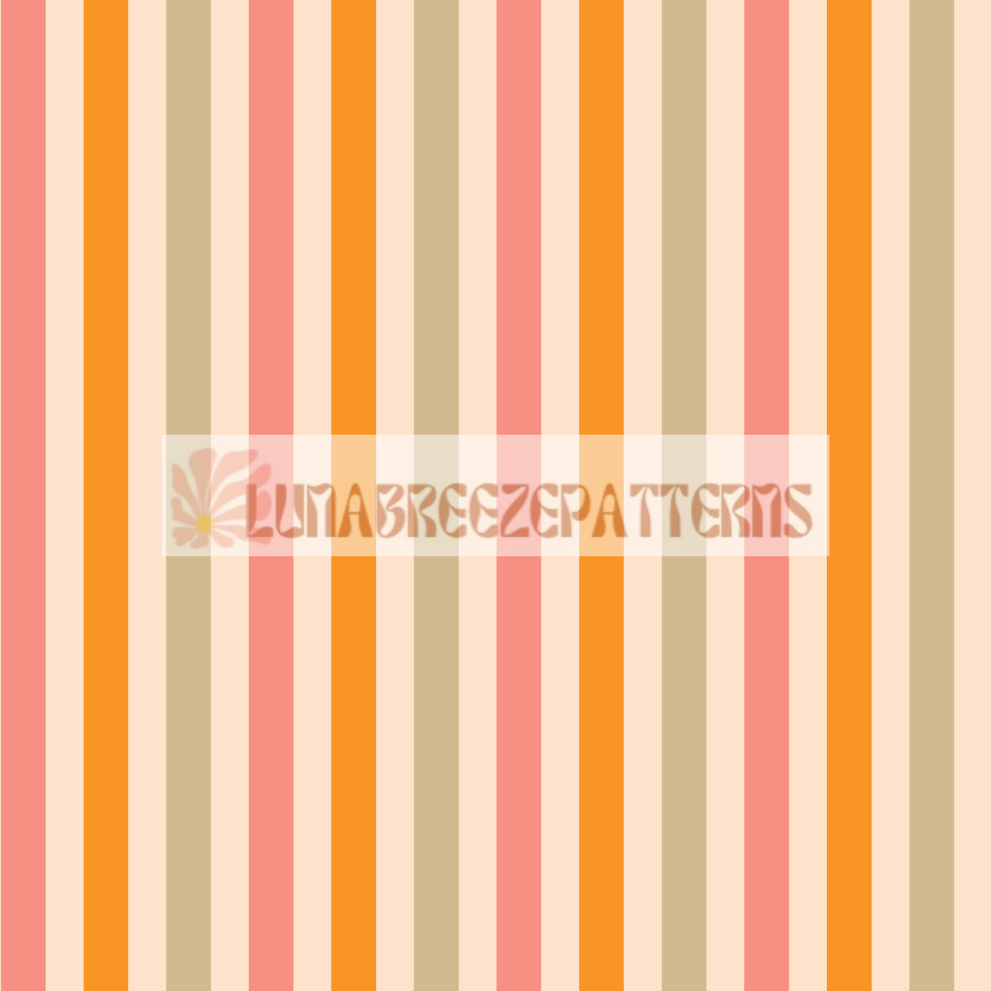 Spring Patchwork & stripes seamless repeating pattern