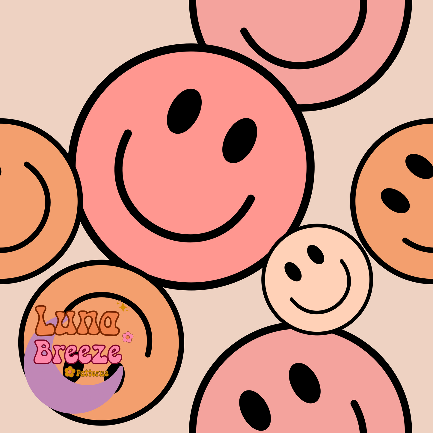 Pink smileys