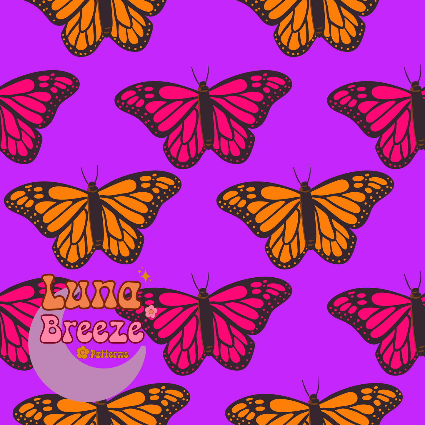 Retro butterflies