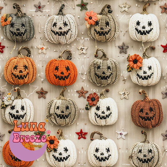 Crochet pumpkins