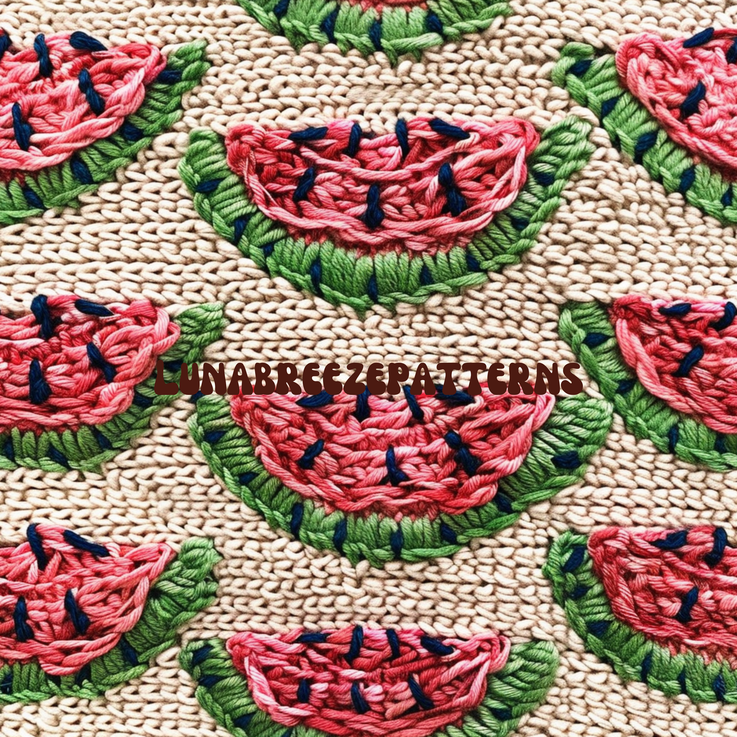 Watermelon crotchet