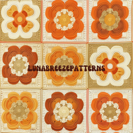 Floral squares