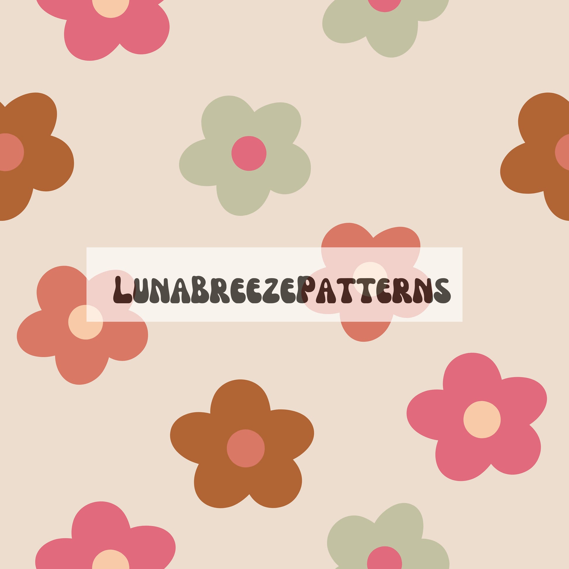 Spring floral seamless repeating pattern