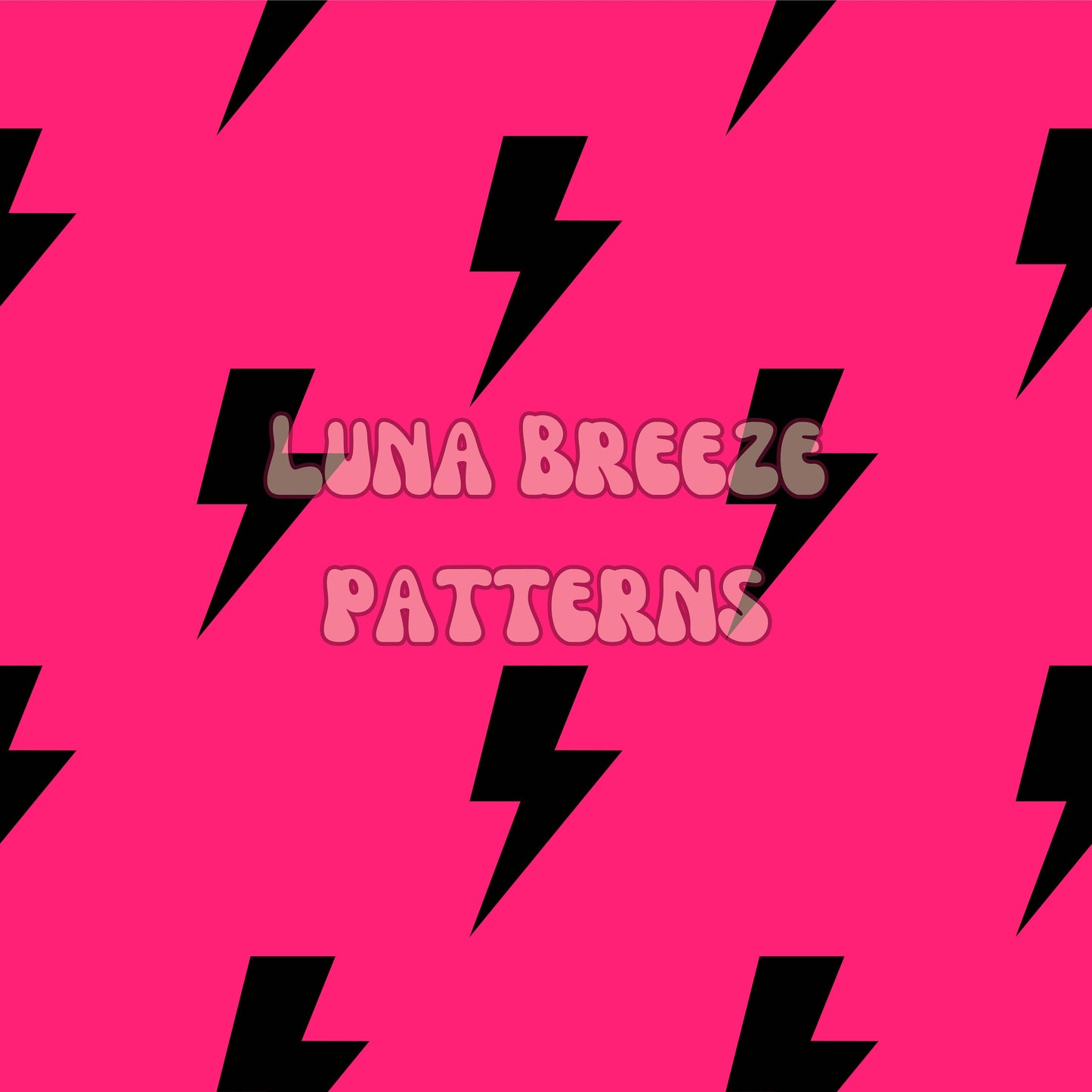 Pink black seamless repeating pattern