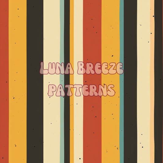 Vintage stripes seamless repeating pattern